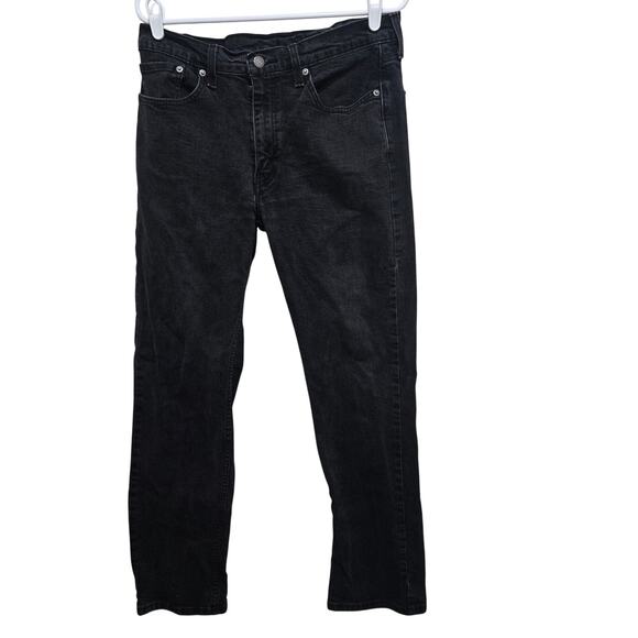 Levi’s 514 Straight Black Jeans Men’s 34x32 - Picture 1 of 9